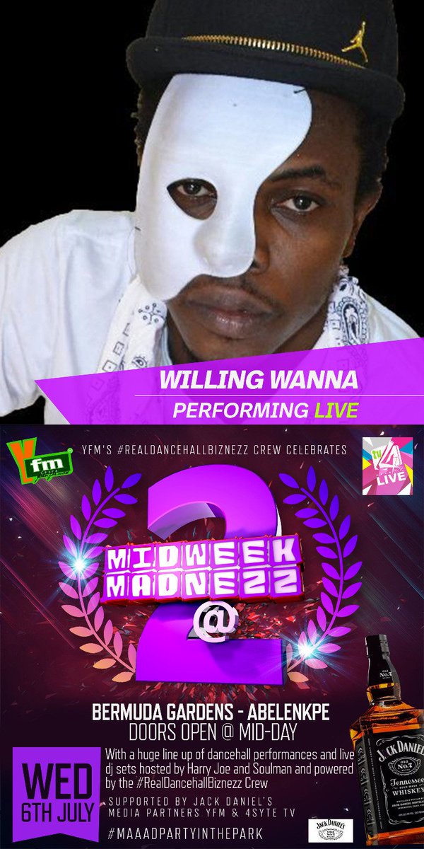 RevErskineGH's tweet photo. 🔥Turn It Up 4 @willingwanna Performing > @midweekmadnezz 2 yEAR Celebration Party
(BERMUDA GARDENS)⚡ Wed.6th July🔥 https://t.co/ODL71F8bNd