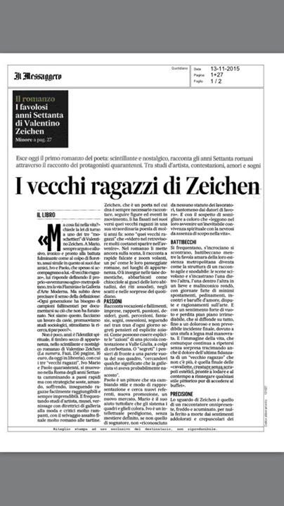 CasaLettori's tweet photo. La recensione di @ilmessaggeroit a #LaSumera di #ValentinoZeichen @FaziEditore @Alidiste https://t.co/3EsluFN1sr