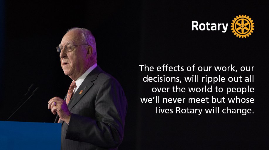 Rotary's tweet image. Meet new #Rotary President John Germ and find out why service to others is so important. on.rotary.org/29eHd0E