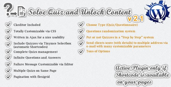 WarezNulled's tweet image. WP Solve #Quiz and Unlock Content - #Answer #JqueryQuiz #MrPlugins #Question goo.gl/dxoKBV