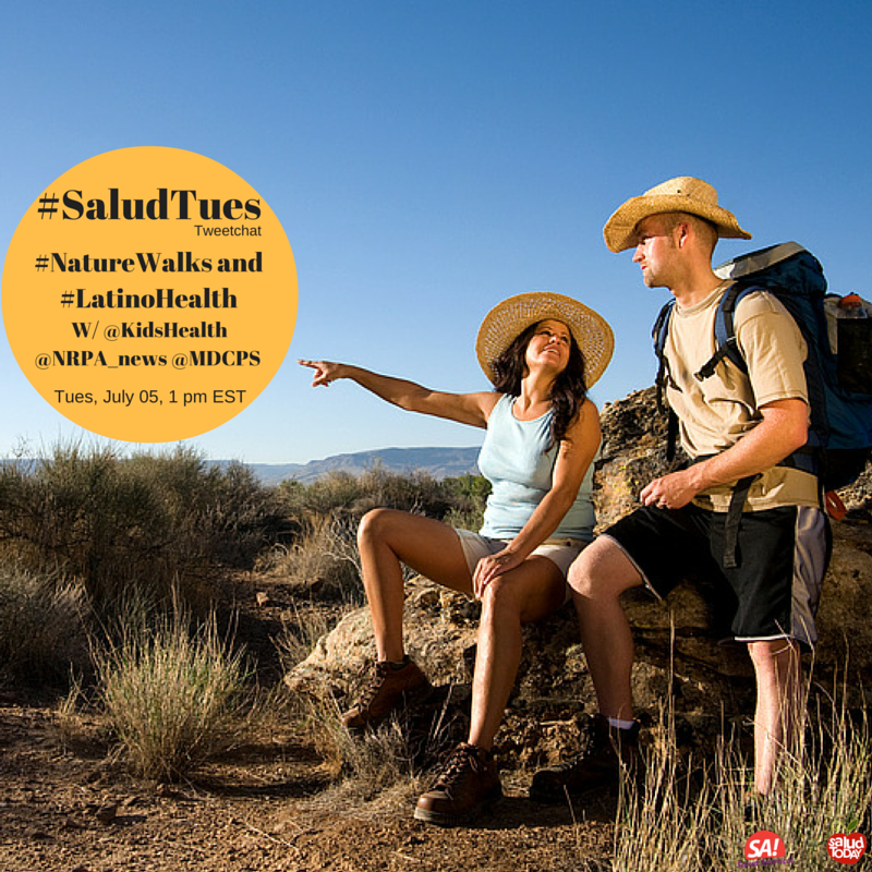 SaludAmerica's tweet image. TODAY! 1ET Join #SaludTues chat on nature &amp;amp; health with cohosts: @NRPA_news, @KidsHealth, &amp;amp; @MDCPS. #NatureWalks