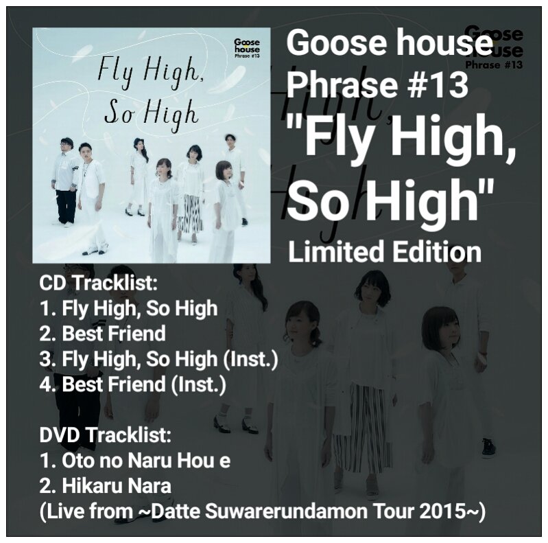 Goosehouse Indonesia on Twitter "2016.8.10 Release 【Fly High, So High／Goose house 】Music Video