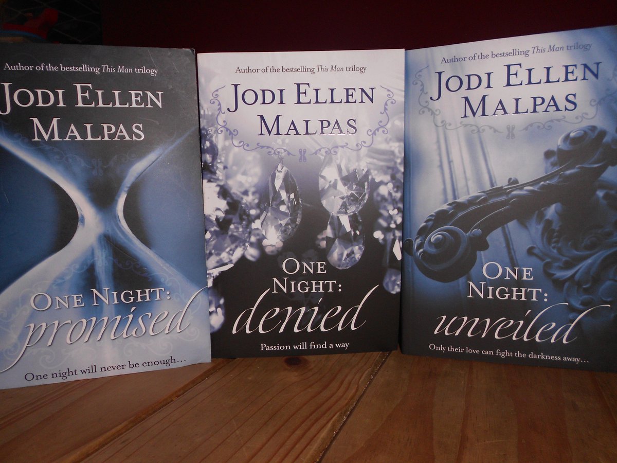 SarahSowden's tweet photo. Finally I have the complete #OneNight series by @JodiEllenMalpas #OneNightPromised #OneNightDenied #OneNightUnveiled https://t.co/icexADgTPj