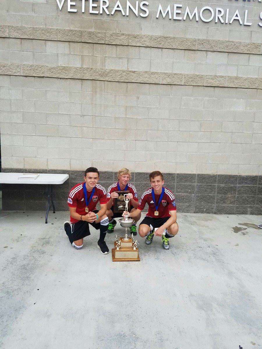pvisoccer's tweet photo. Congrats #pvisoccer players @awmf_ @zhosseinian_ @ChrisDebruyne18 on wining the Region1 Title #99BRed @loudounsc🏆 https://t.co/aYD43Cazb0
