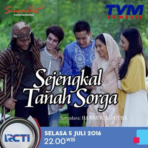 Masih belum tidur? Tenang aja..TVM SEJENGKAL TANAH SORGA akan menemani malam takbiran kamu sesaat lagi 😉