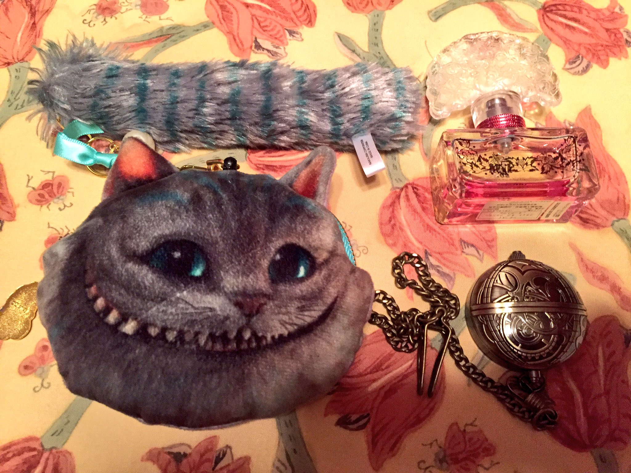 羅流ゥ お気に入り チェシャ猫 グッズを 並べてみた チェシャ猫の中から かわぃいチェシャ猫登場 公開中の劇場とアメリカ村 Blackpearl Toy Shopにて 購入しました アリスインワンダーランド チェシャ猫 T Co Euotlqpi3f Twitter