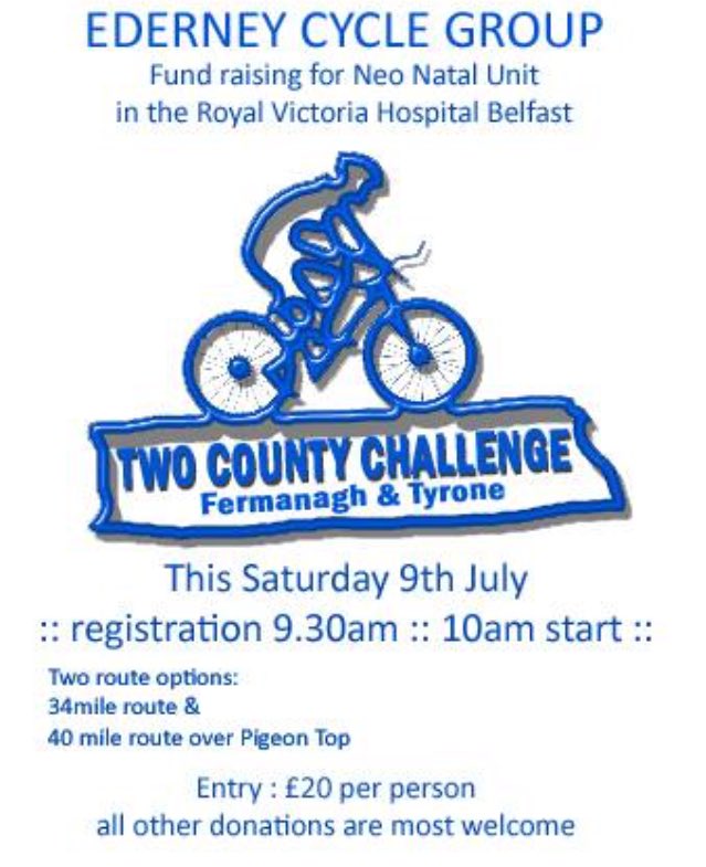 ederney4county's tweet photo. Ederney Two County Cycle takes place this weekend as part of the Ederney Festival ! Please RT https://t.co/l7YviCYvcZ