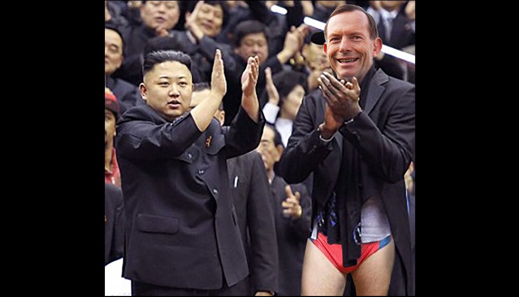.<a href="/TurnbullMalcolm/">Malcolm Turnbull</a> u may put Tony Abbott in ur cabinet. I'd go 1 better &amp; make him ambassador 2 North Korea #ausvotes