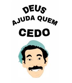 Só queria dizer ao seu Madruga que esse negócio de acordar cedo ta com nada, Deus ajuda quem acorda tarde também 😢