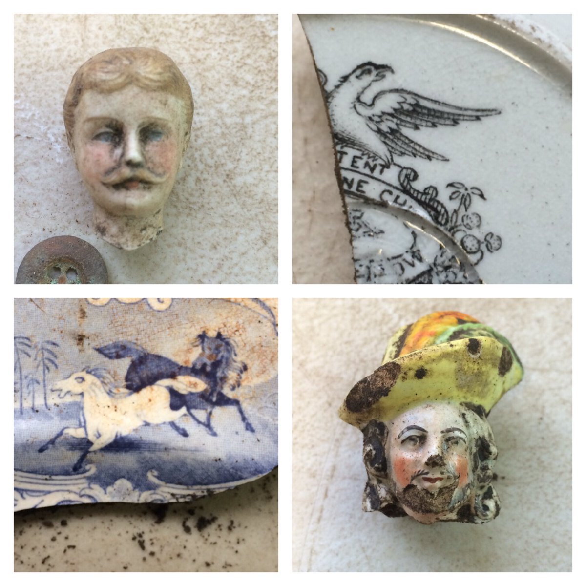 Exciting artifacts from the #Melbourne #archaeological dig. Loving working as lead #conservator on this project