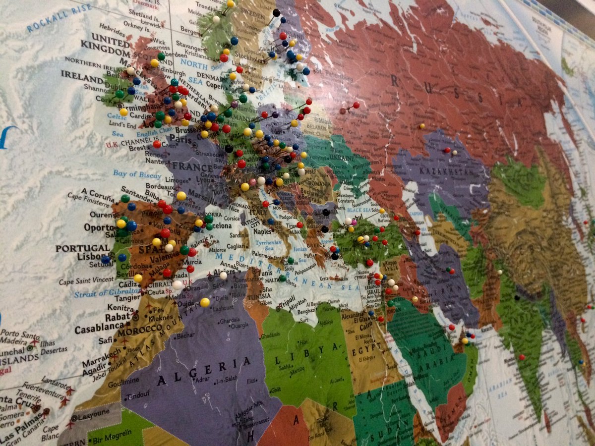 Are you at #Edulearn16 ? Did you pin your city in the map? More than 70 countries are represented... #Edulearn16