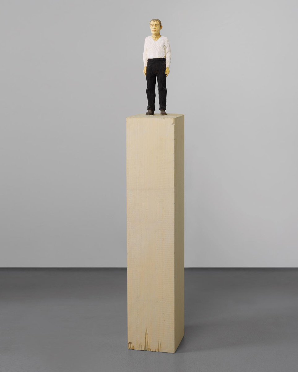 balkenhol_art's tweet photo. Man with White Shirt and Black Trousers, 66×9in, Sold for $48,135 USD #stephanbalkenhol https://t.co/fZb3Hd2qIi https://t.co/owggcAMuOp