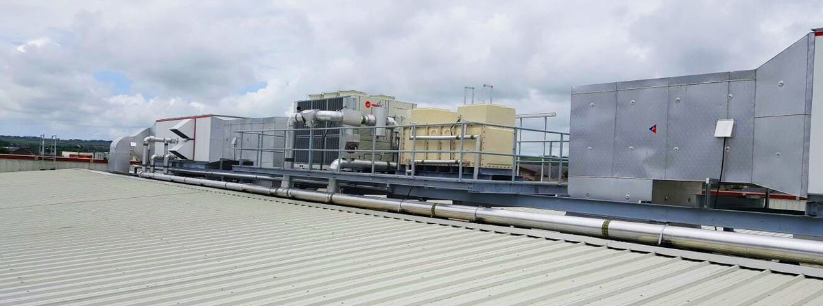 PanelDuct's tweet image. Some images of the Panel Ducts latest installation at Dunnes Stores Kilarney Co Kerry #panelduct #ductingsuppliers