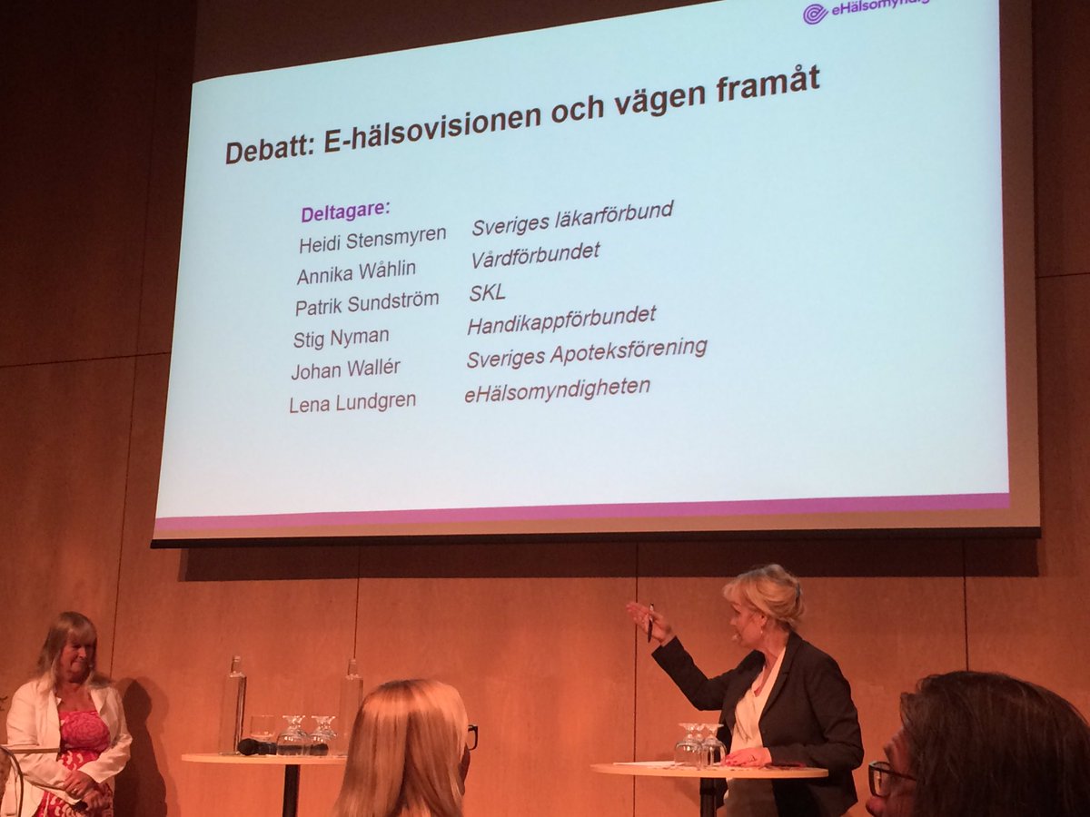 Dags för debatt om e-hälsovisionen och vägen framåt (mot #ehalsolandet ) hos <a href="/eHalsan/">E-hälsomyndigheten</a>