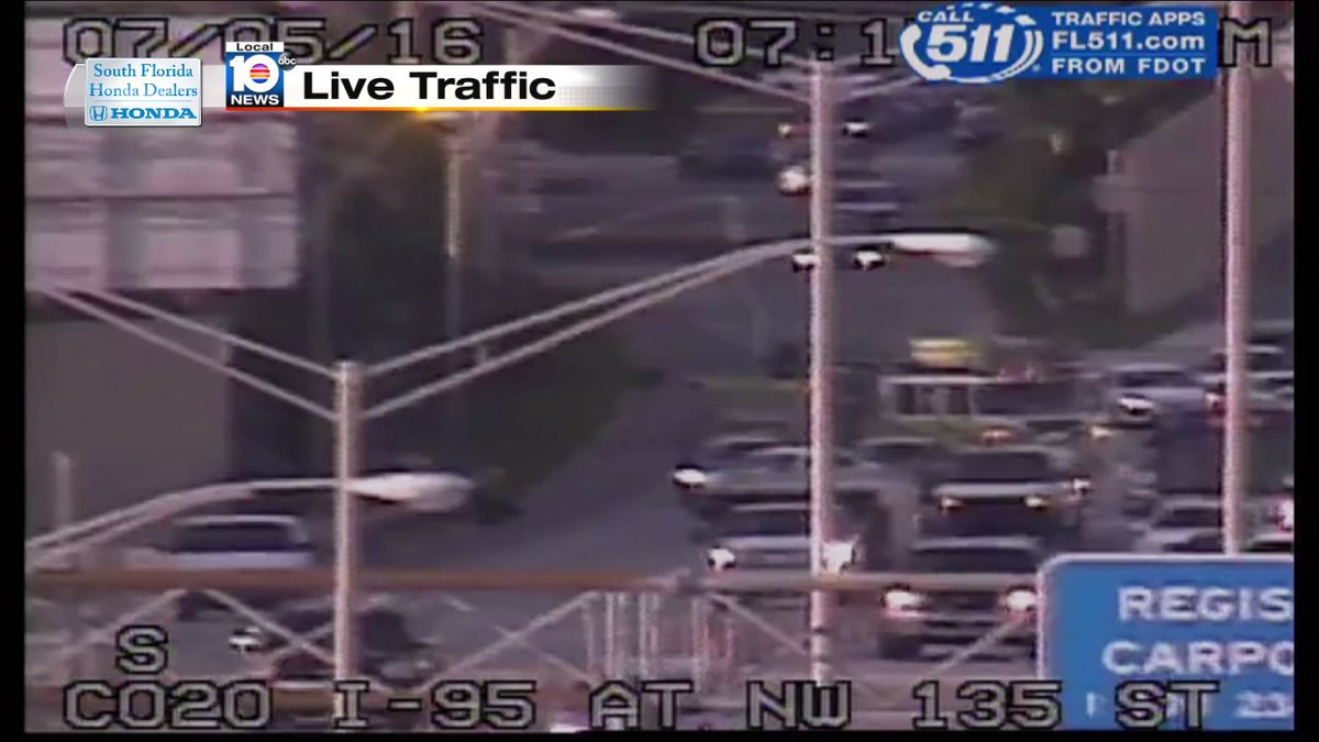 Crash on I-95 NB and NW 135th St #TRAFFIC #MIAMI https://t.co/iEXeQxWjdT