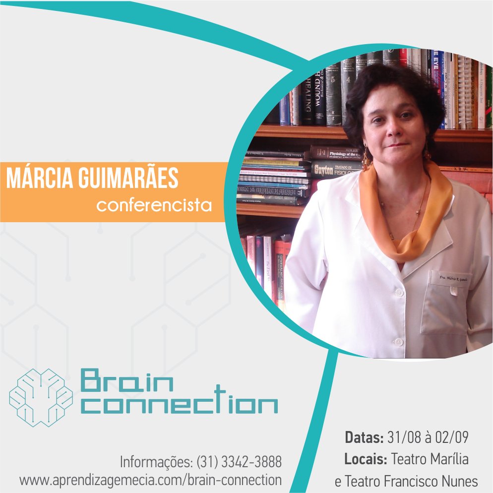 BrainEventos's tweet image. Márcia Guimarães estará conosco no Brain Connection. aprendizagemecia.com/brain-connecti…