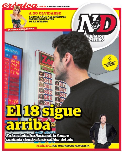 Cronica_ok's tweet photo. #ChacalTimbero, es martes y no te podés perder el suplemento de Números y Destino. ¿Te cabe la timba? Compralo. https://t.co/rzMqLQ7Hyd