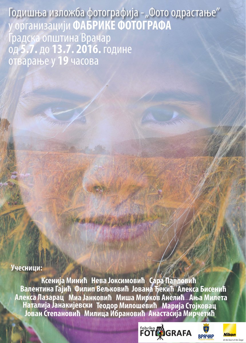 Večeras u galeriji opštine možete da vidite radove malih ali ozbilnih fotografa :)
facebook.com/events/5731760…