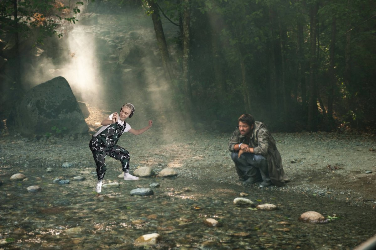 ollydancing's tweet image. olly dancing in purgatory with castiel