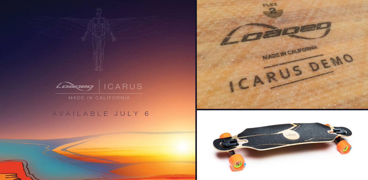 inGravityshop's tweet photo. Nueva Icarus @loadedboards Mañana disponible. Pasaté a probarla por iG Madrid Río desde ya! #LoadedIcarus #longboard https://t.co/O5donlAskt