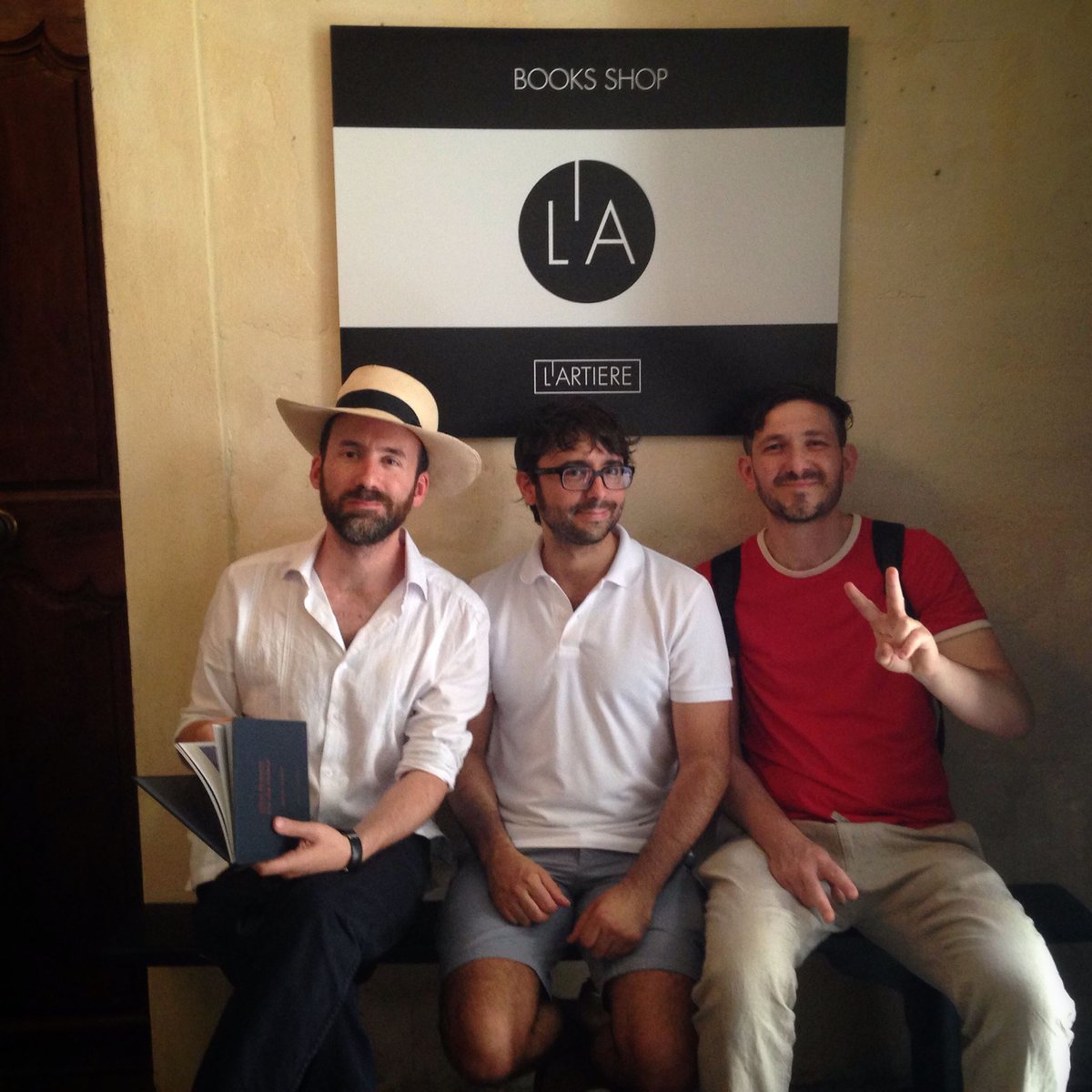 Rodrigo Orrantia (@rodrigoorrantia) on Twitter photo At <a href="/lartiereditions/">L'Artiere Publishing</a> bookshop for @rencontresarles - Editor, publisher and photographer reunited! #championphotobooks At <a href="/lartiereditions/">L'Artiere Publishing</a> bookshop for @rencontresarles - Editor, publisher and photographer reunited! #championphotobooks