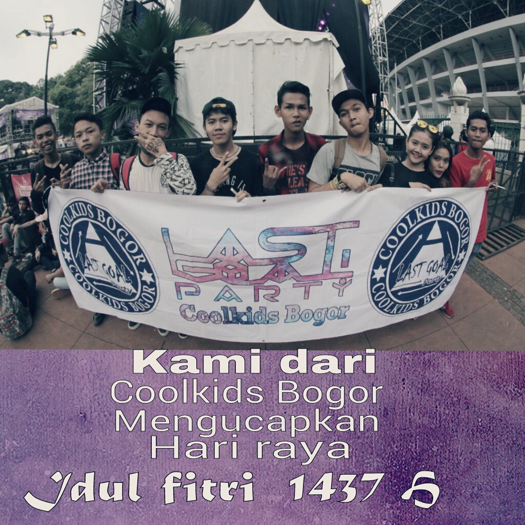 COOLKIDS BOGOR (@coolkids_bogor) on Twitter photo Kami dari keluar besar @LGP_ID & <a href="/Coolkids_INA/">COOLKIDS! INA</a> mengucapkan minal aidzin wal faizin mohon maaf lahir dan batin :) Kami dari keluar besar @LGP_ID & <a href="/Coolkids_INA/">COOLKIDS! INA</a> mengucapkan minal aidzin wal faizin mohon maaf lahir dan batin :)