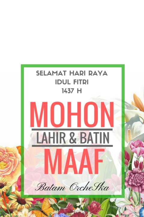 Hey rude! Minal Aidin Wal Faidzin, Mohon Maaf Lahir dan Batin! 🙏 Jangan lupa #KeepGlobalSKAming 🙌🙌