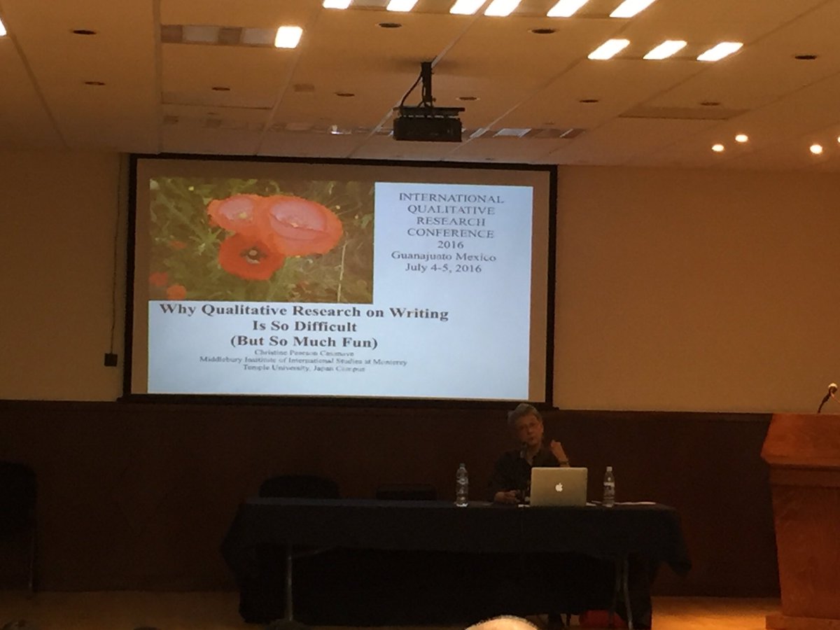 sidury's tweet photo. Ready to hear what Christine Pearson Casanave on #slw #esl #efl #L2literacy #writing &amp; #qualitative #research https://t.co/bttS8cuRsV