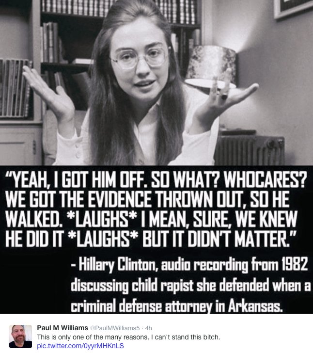 Fredric_Ward's tweet image. She's always had the wet paper bag ethics of her buddy #Dubbya; now, #Shillary is talking like him.