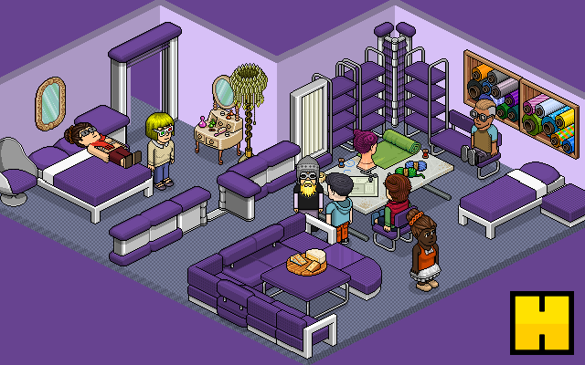 HabboPTBR's tweet photo. Concorra aos mobis roxos Iced e Pura (22 no total): dê RT e seja criativo! O ganhador será indicado na segunda!💜😈💜 https://t.co/FoWXpL9Oe3