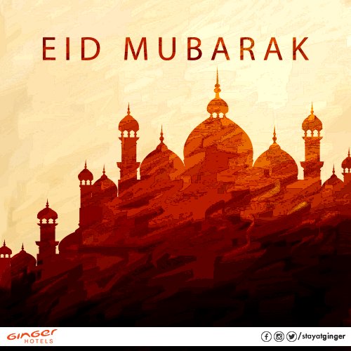 stayatginger's tweet image. Team Ginger wishes everyone a warm &amp;amp; delightful Eid Mubarak. How are you celebrating this Eid?