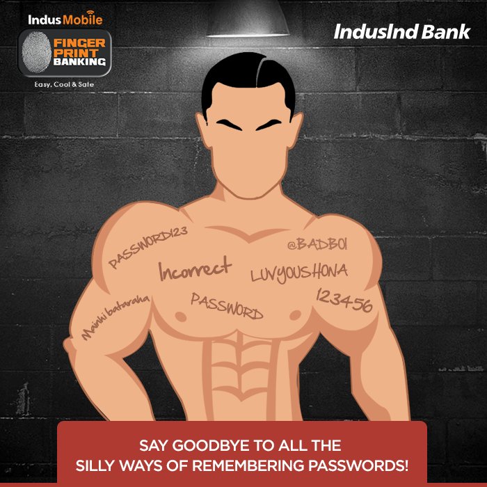 MyIndusIndBank's tweet photo. Download the IndusMobile App &amp;
login using your fingerprint: https://t.co/At3EKVK3ie 
#RIPpassword https://t.co/E3V4kqYs6I