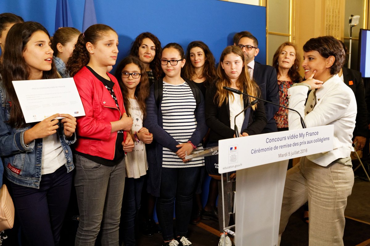 najatvb's tweet photo. Toutes mes félicitations aux lauréats du concours #MyFrance et bravo pour la grande qualité de vos films ! https://t.co/8Pwf7L59fH