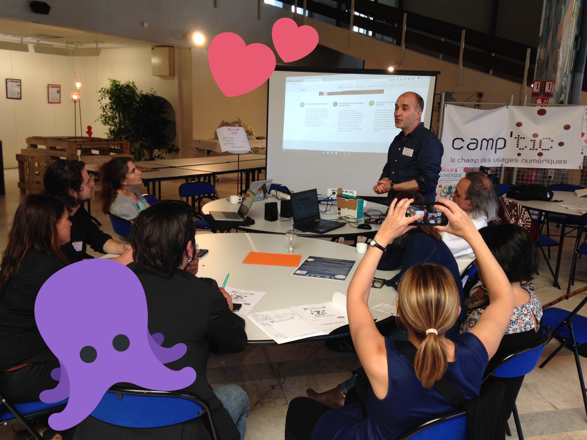 CampTIC's tweet photo. Collamourons les amis, collamourons ! #AmourNum #ForumBrest https://t.co/UkttV74MqB