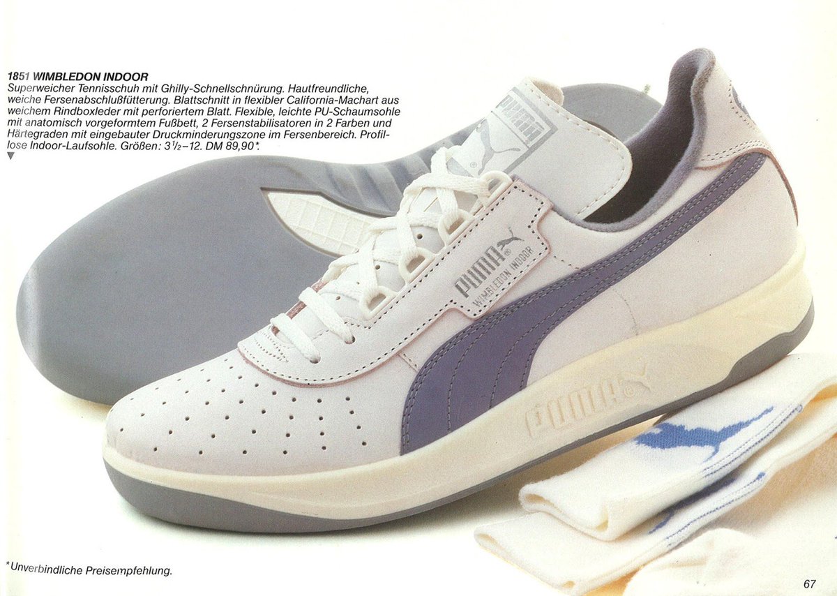 deadstock utopia on X Wimbledon Indoor 1987 Puma Wimbledon vintage https t r5w9tXMUBs X