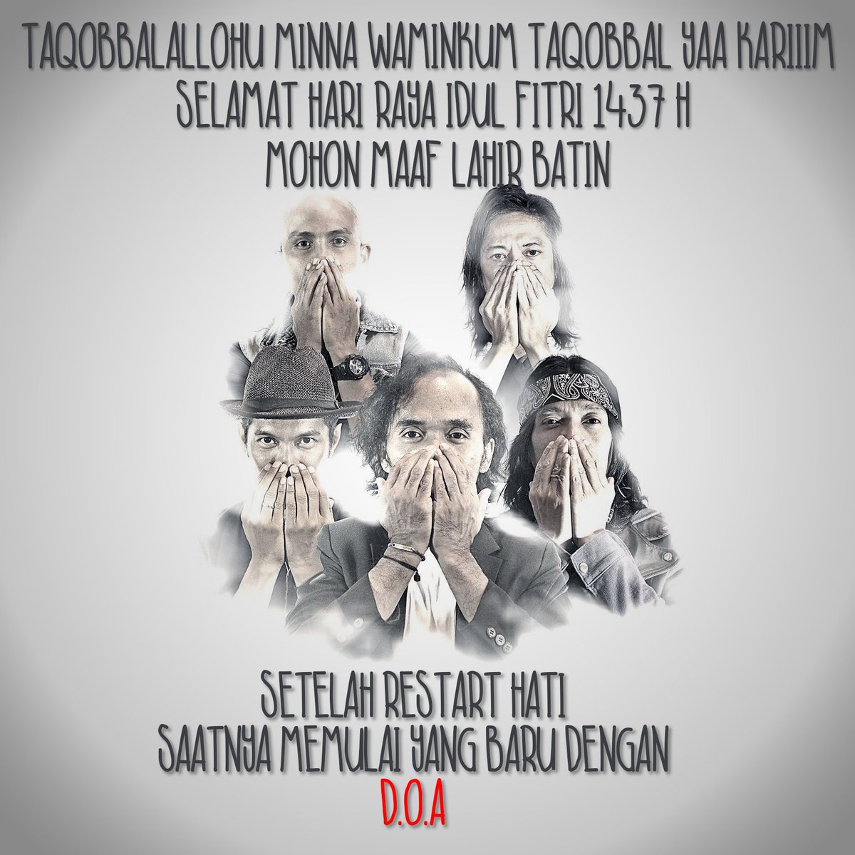 slankdotcom's tweet photo. Selamat Hari Raya Idul Fitri 1437 H #DoaSlank Setelah #reStartHati saatnya memulai yang baru dengan D.O.A https://t.co/qwR2HLSqvd