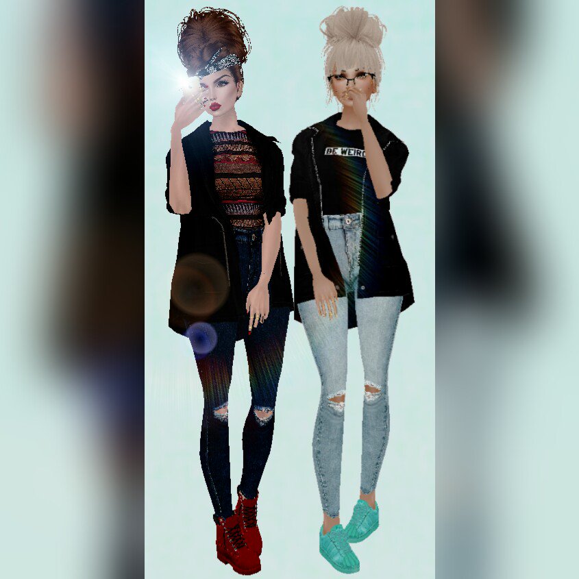lamodeuseIMVU's tweet photo. Selfie avec @mefietoidetyaza Sur @IMVU https://t.co/2QT6LFRTrJ