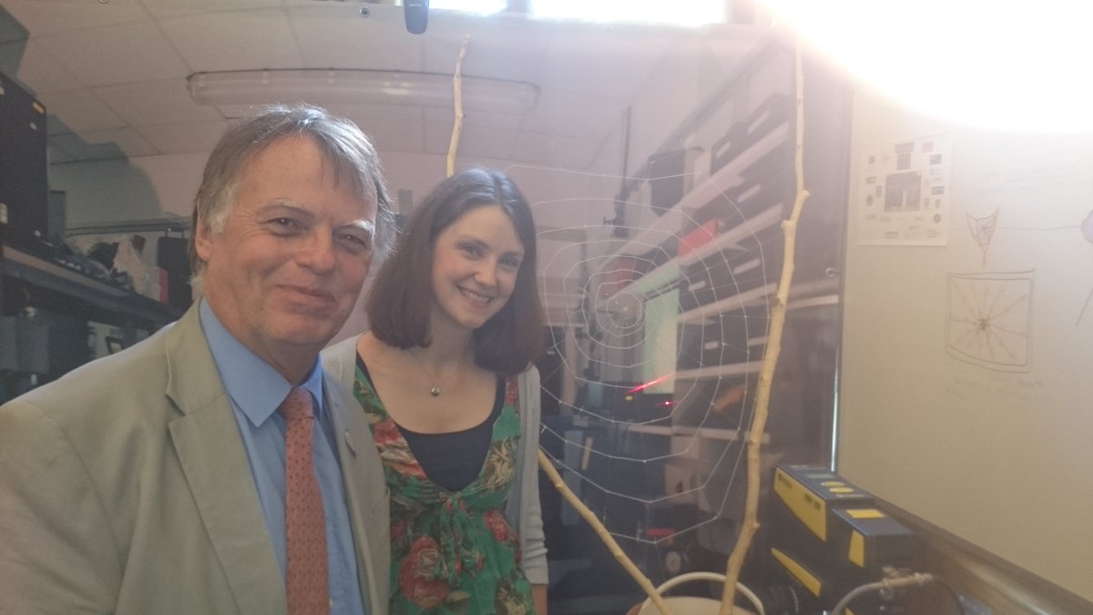 Wonderful <a href="/UniofOxford/">University of Oxford</a> science on display <a href="/royalsociety/">The Royal Society</a>: new materials from spider silk research by Dr Beth Mortimer