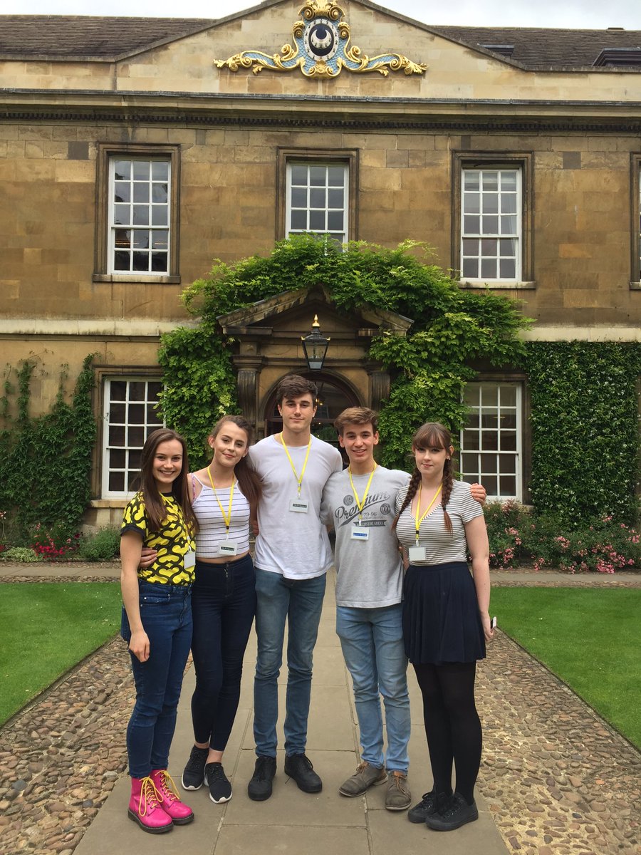 wadhamschool's tweet image. Our y12 students @Cambridge_Uni  today as part of an HE+ day #aimhigh