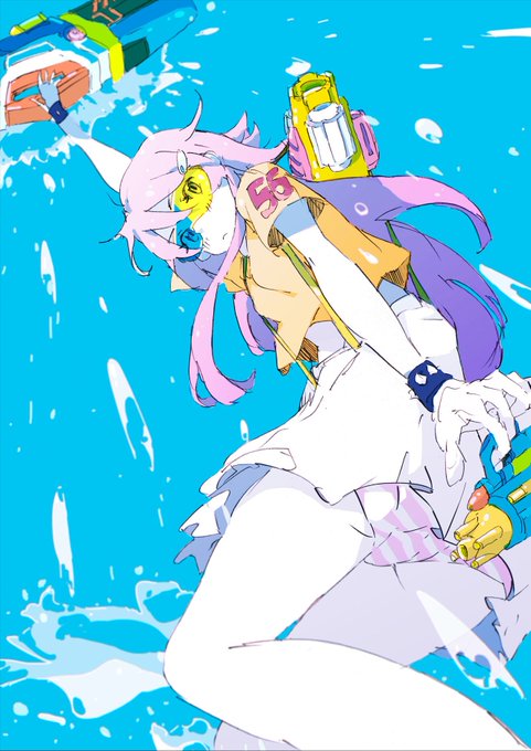 ちょっと涼しげなのだとここら辺しかない(新しいのを描かんと...) #暑い夏がやって来たので青色か水色の画像を流してTLをひんやりさせる 