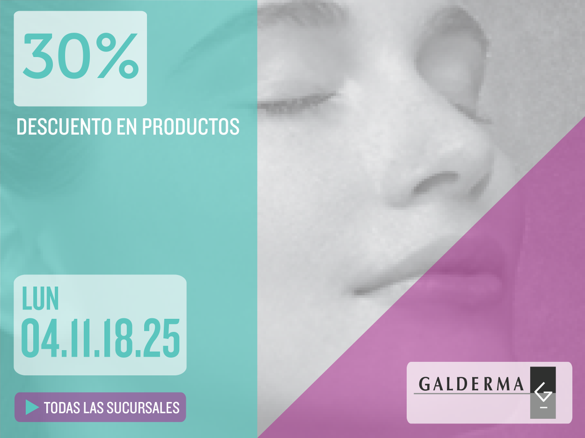 FarmaVipOnline's tweet photo. #LUNES #JULIO #DESCUENTOS #FARMAVIP
Todos los Lunes de Julio.
30% de descuento en la línea #GALDERMA. https://t.co/nxkJn2eoZl