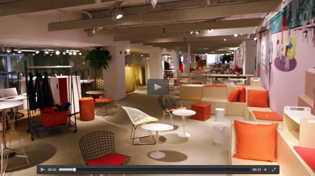 Knoll_Inc's tweet photo. Video: Tour the Knoll #NeoCon2016 Showroom, featuring #RockwellUnscripted and HiLo. https://t.co/kriy4PPBbw https://t.co/UsSx66IUSY