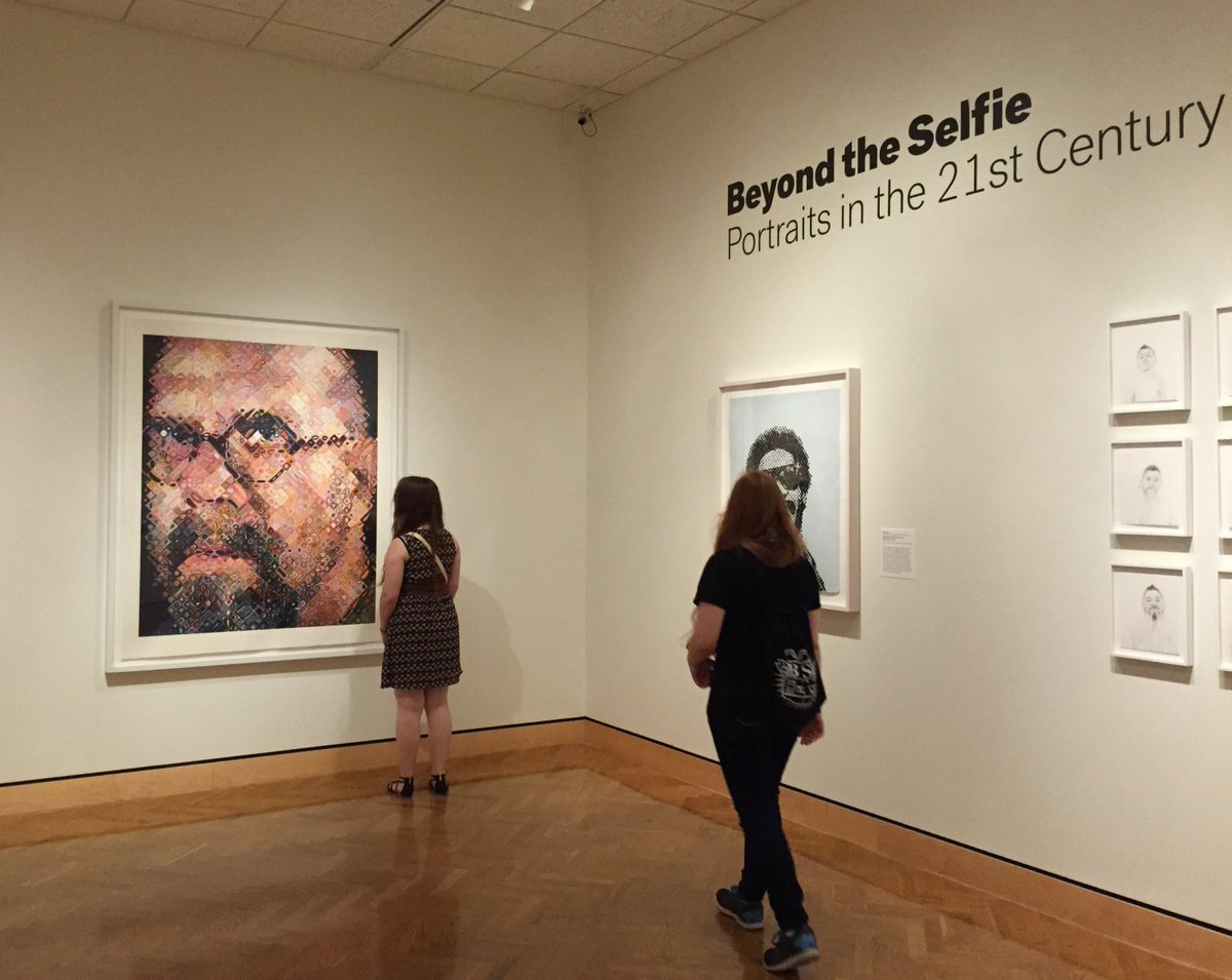 artsmia's tweet image. Happy birthday, #ChuckClose! See his self portrait in "Beyond the Selfie: Portraits in the 21st Century" at Mia.