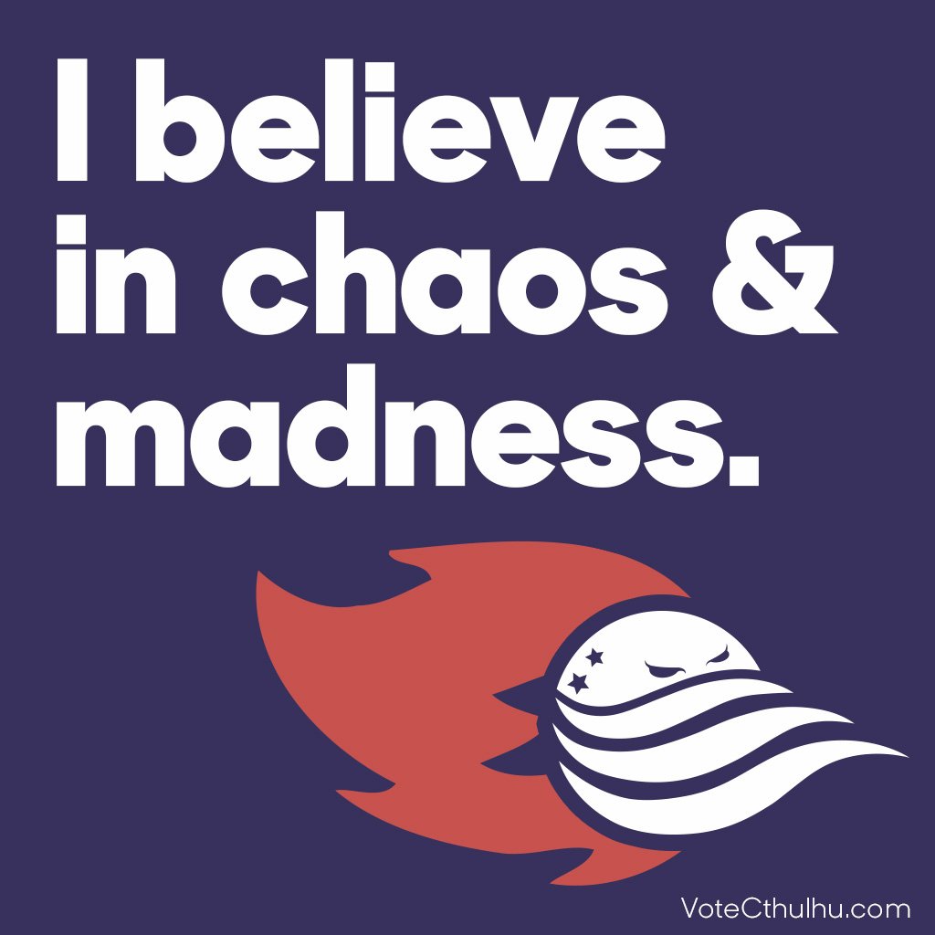 cthulhu4america's tweet image. The signs are everywhere.