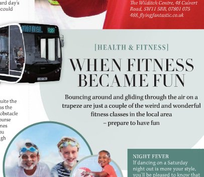 A sneak peak of our 'When fitness became fun' this month with <a href="/FlyingFantastic/">Flying Fantastic</a>, <a href="/1Rebel_UK/">1Rebel UK</a>, <a href="/Flipoutlondon/">Flip Out Wandsworth</a> &amp; <a href="/RNLI/">RNLI</a>