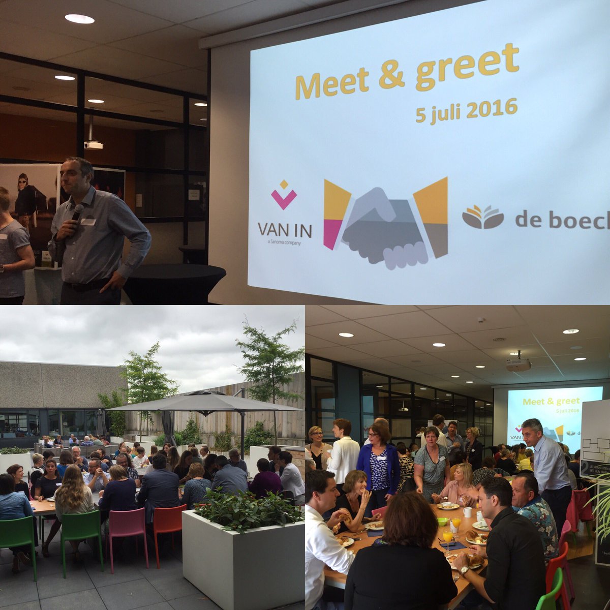 Meet&amp;greet met de nieuwe collega's was alvast geslaagd! #samensterk @Uitg_DeBoeck