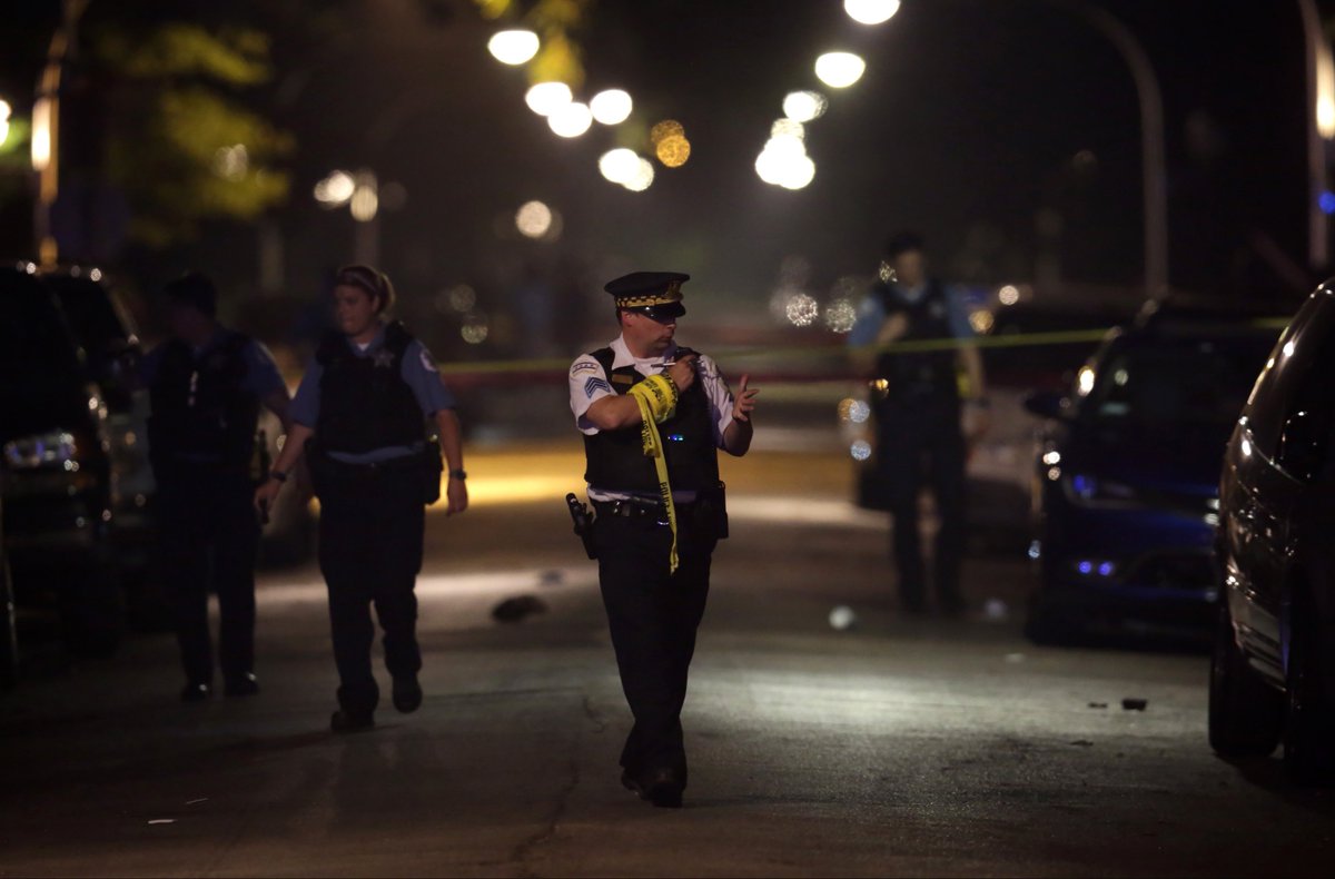 chicagotribune's tweet photo. 4 shot to death and 60 others wounded in Chicago as the 4th of July came to a bloody end https://t.co/RrMlapBKm2 https://t.co/e1bhkiCkkT