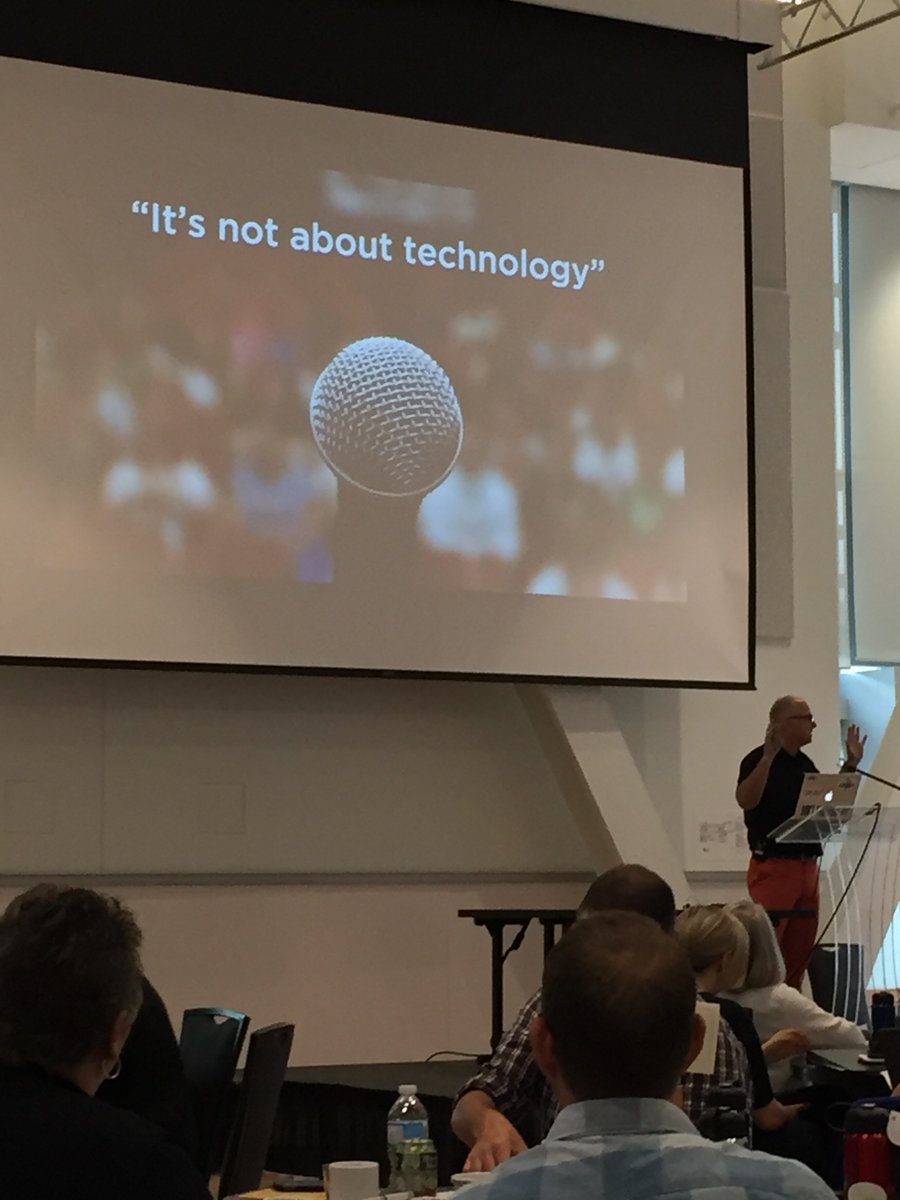 twittnut's tweet photo. Dean Shareski It’s not about the technology…#bcpvpa #sc2016 https://t.co/weEkO7BD7E