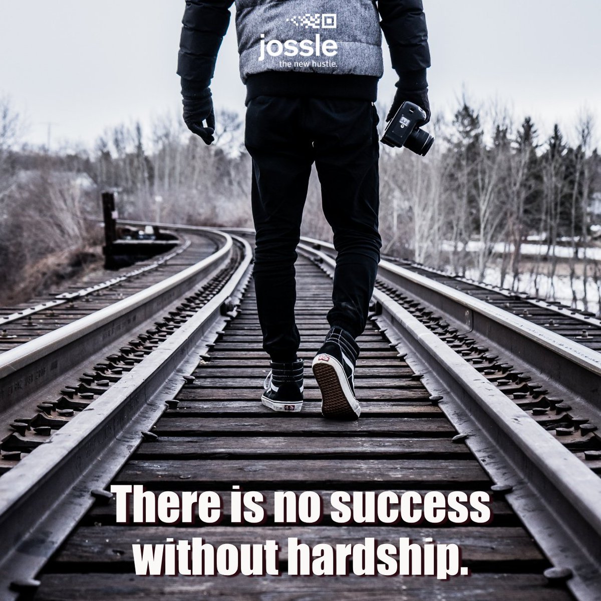 There is no #success without hardship. 
jossle.org/collegestudents  #quote