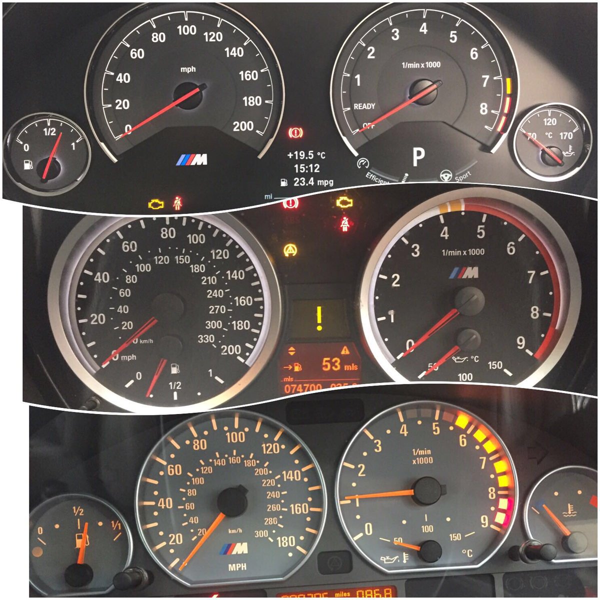 infinityautomot's tweet photo. 3 Generations of M3 #Swindon #E46 #E90 #F80 #dashboards #wiltshire #carrepairs #BMW https://t.co/15V2eh9vGp